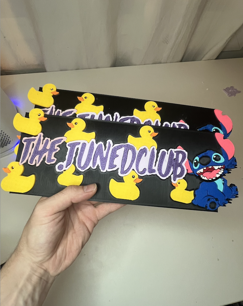 Stitch tapa matricules