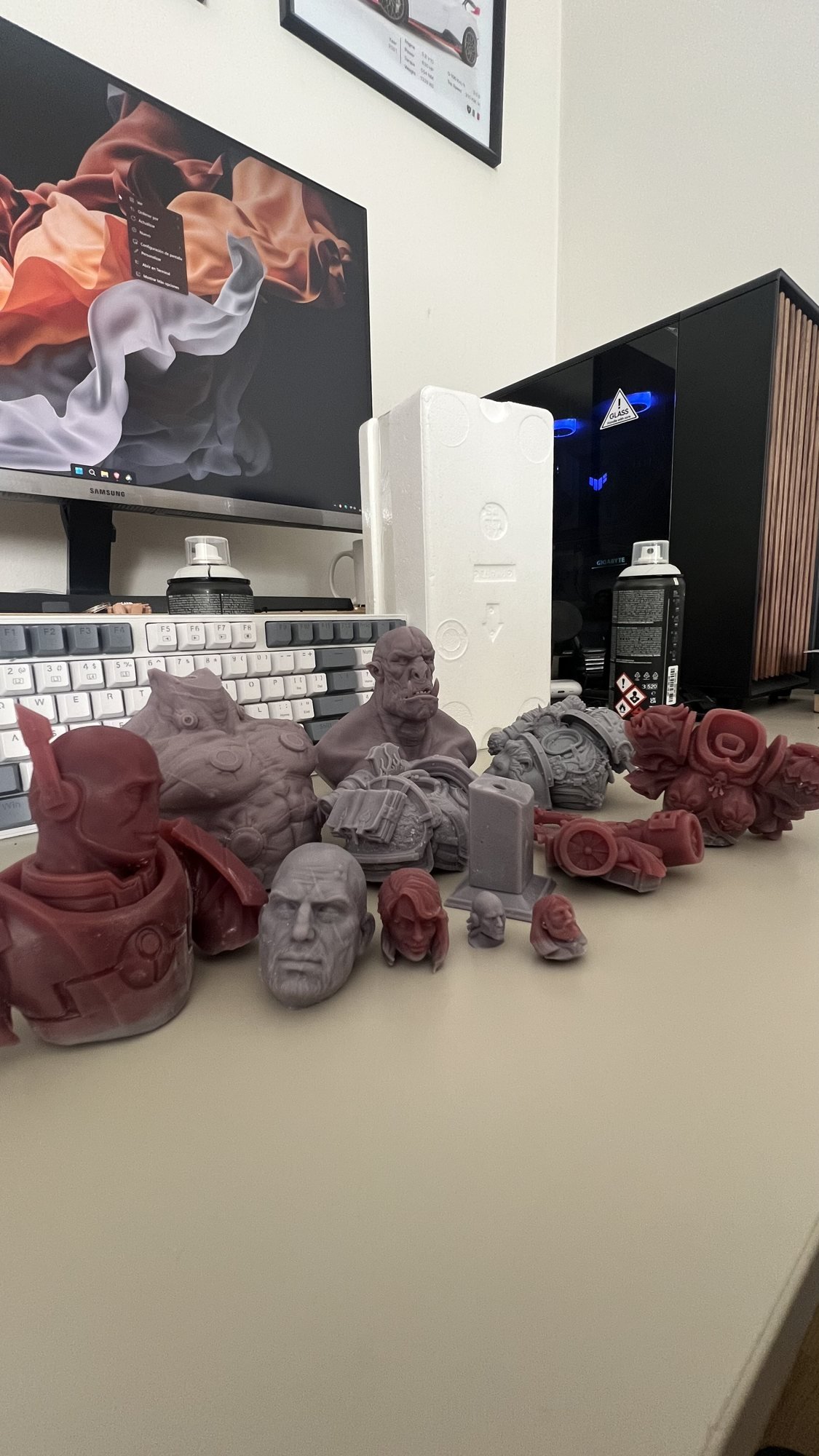 Busts i miniatures en resina